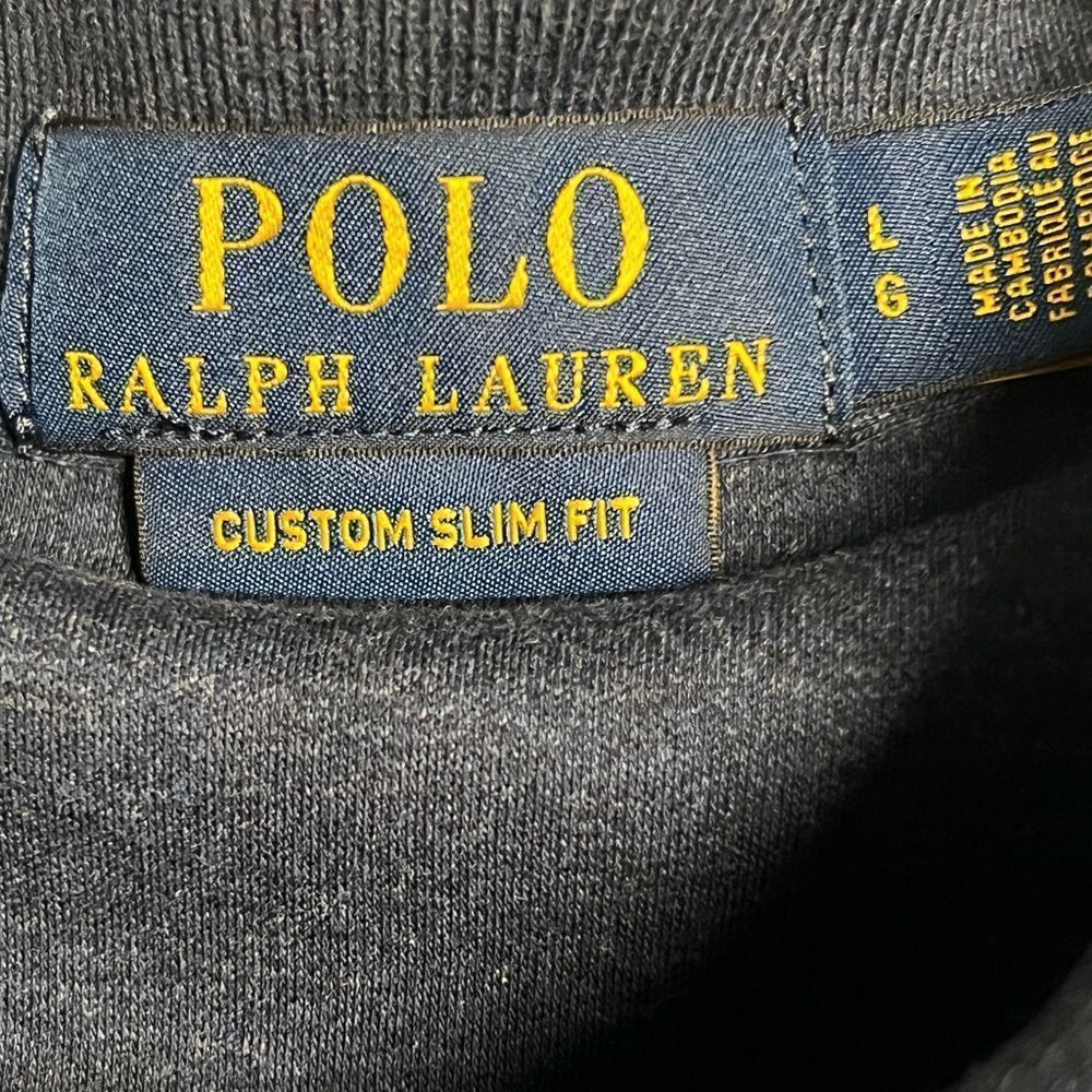 Polo Ralph Lauren Men's 100% Cotton Custom Slim Fit Soft Cotton Polo Shirt Sz L - Picture 7 of 9